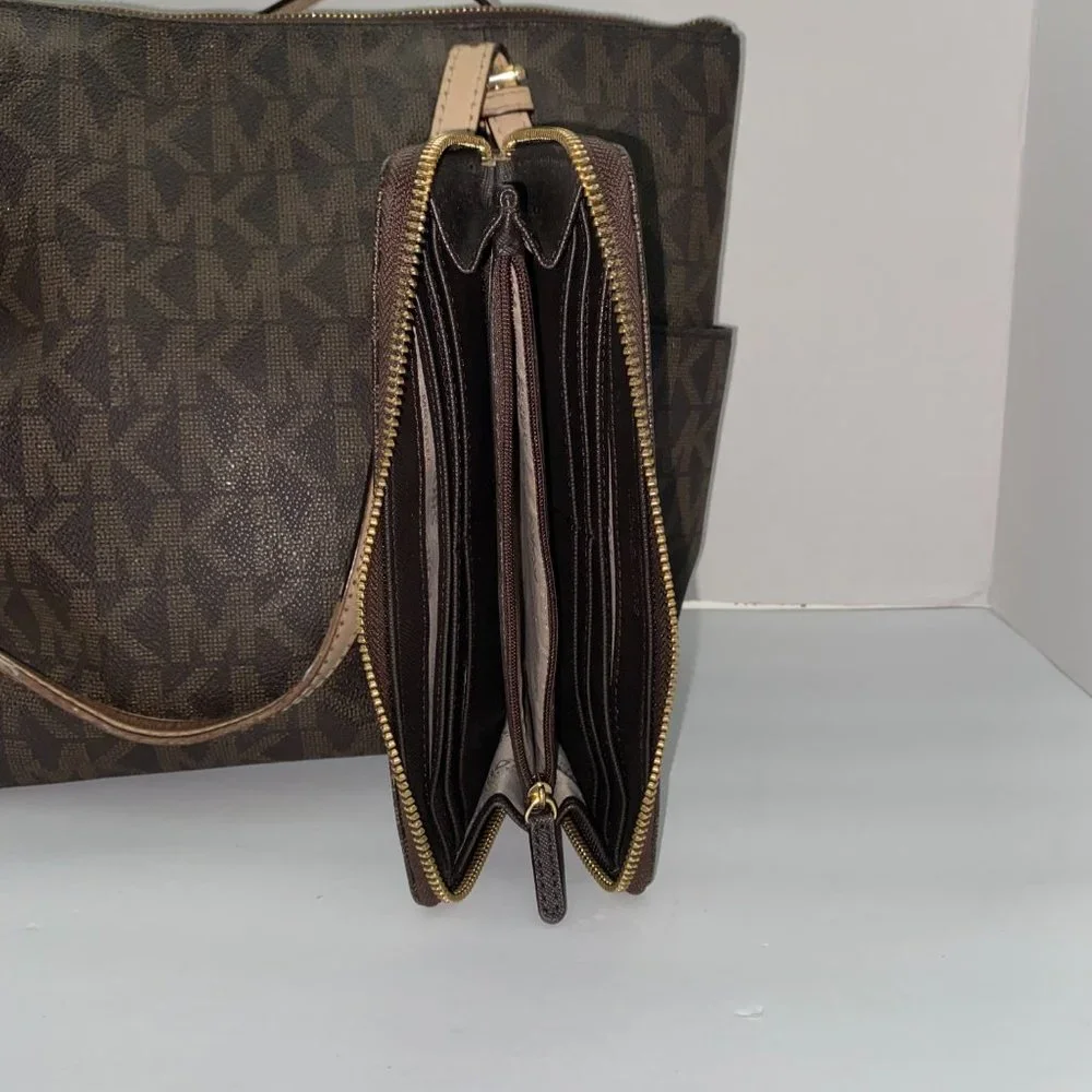 MICHAEL KORS Signature Logo Bag with‎ Wallet